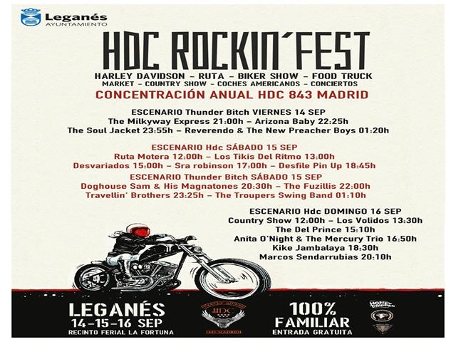 El Festival HDC Rockin´ volverá a reunir a miles de aficionados a las Harley y la música en La Fortuna