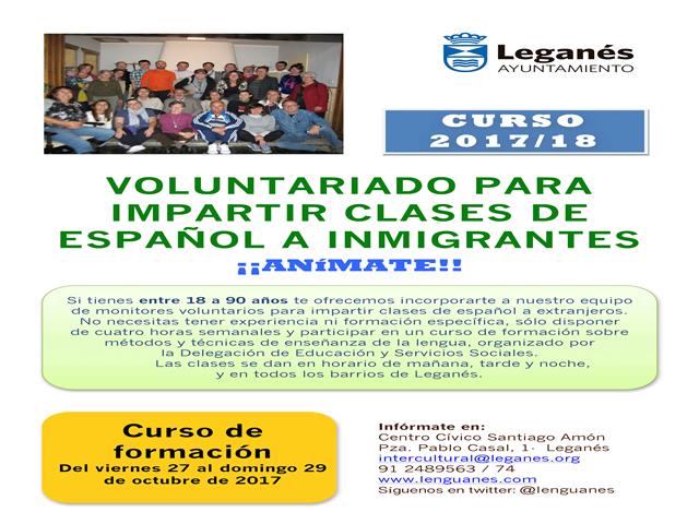 El programa de Lengua y Cultura Española busca nuevos monitores voluntarios para el curso 16-17