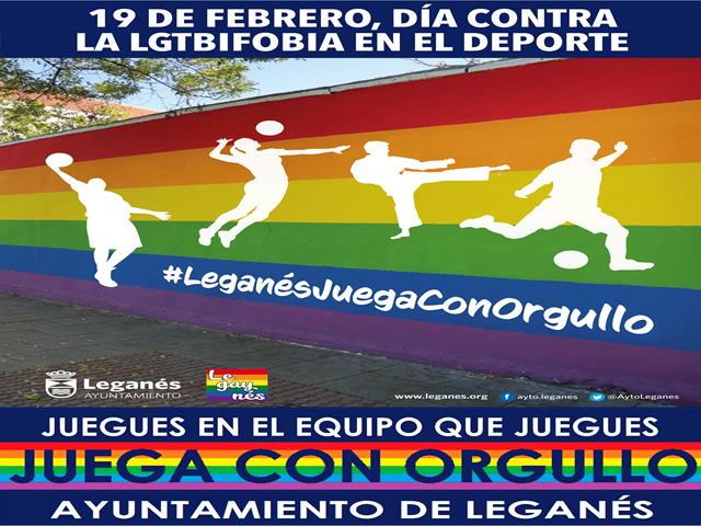 El deporte local volverá a convertirse en referencia de los derechos LGTBI con la campaña ‘Leganés juega con orgullo’
