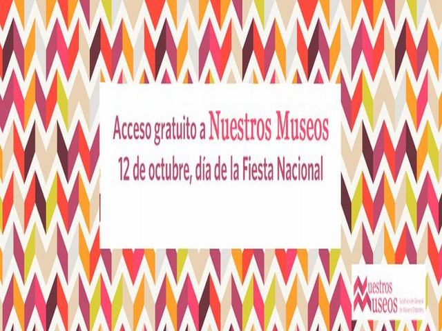 #NuestrosMuseos El próximo miércoles 12 de octubre, Fiesta Nacional de España y Día de la Hispanidad.