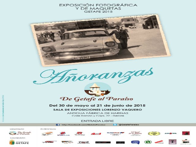 La sala Lorenzo Vaquero acoge la exposición de fotografías, maquetas y recuerdos de Getafe, titulada ‘Añoranzas’