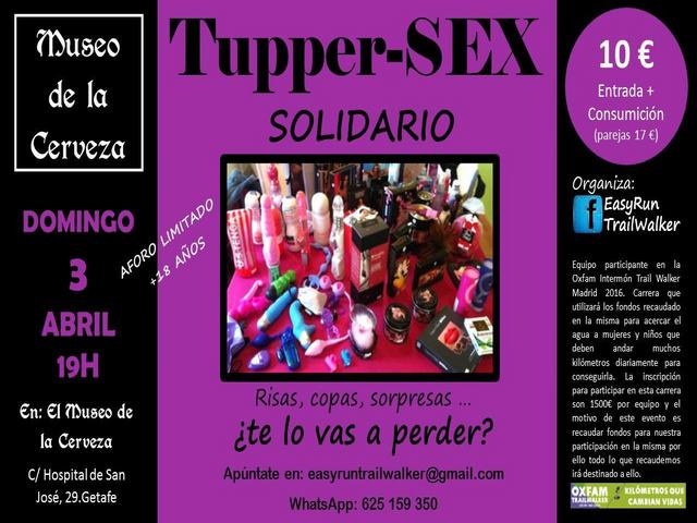 El próximo día 3 de Abril tienes una cita. EasyRun celebra su primer Tupper SEX Solidario