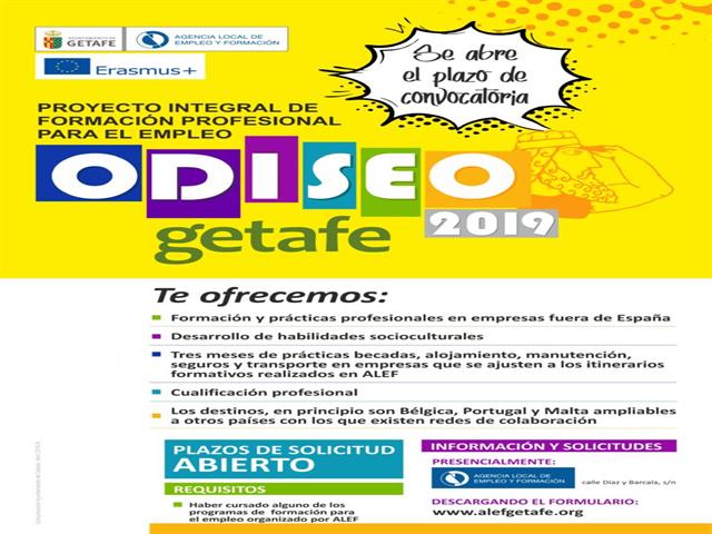 El Ayuntamiento de Getafe pone en marcha una nueva edición del programa de formación laboral ODISEO