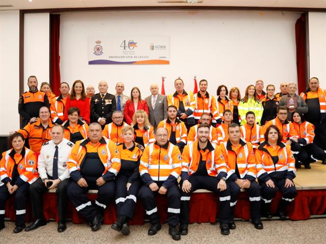 Protección Civil de Getafe celebra su 40 aniversario