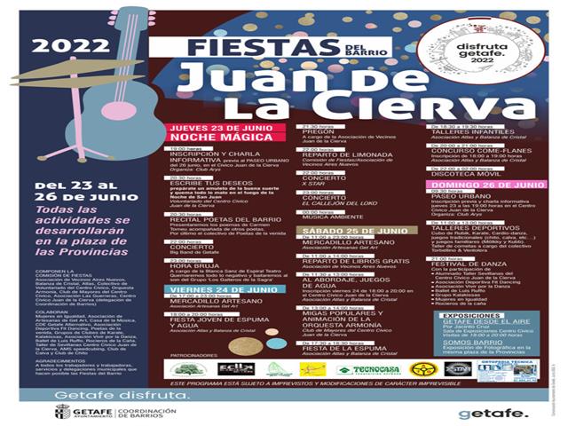 Este fin de semana llegan las Fiestas de Juan de la Cierva 2022