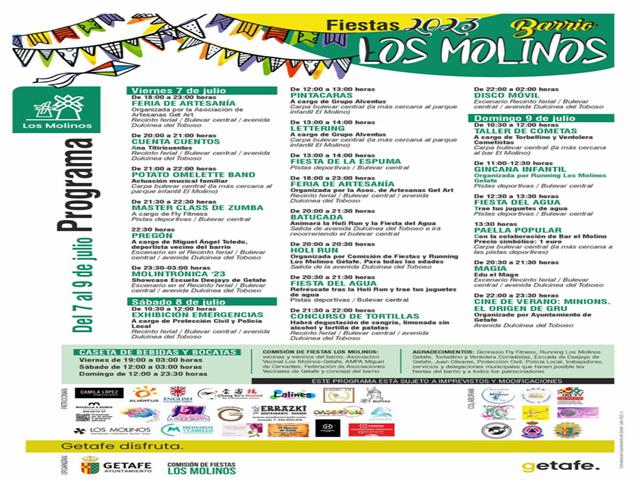 Llegan las Fiestas del barrio de Los Molinos