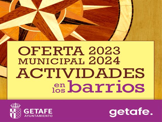 Getafe presenta su nueva Oferta Municipal de Actividades en los barrios para el curso 2023-2024