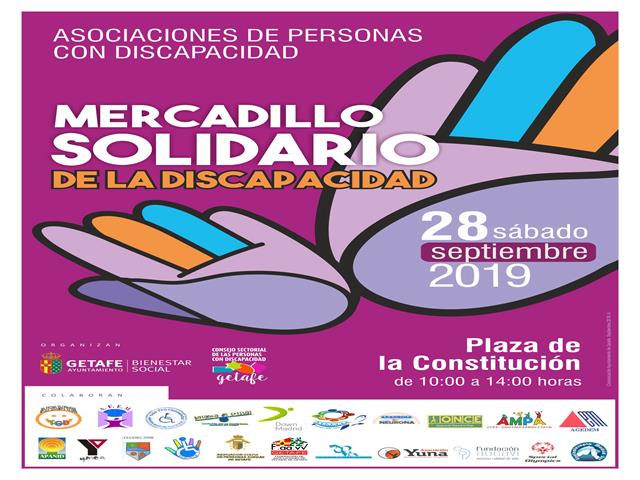 Getafe celebra este sábado el Mercadillo Solidario por la Discapacidad