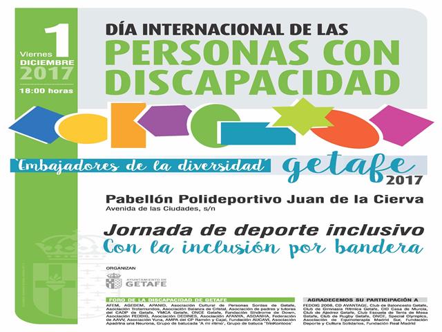 Getafe celebra el Dia Internacional de la Discapacidad con una jornada de deporte inclusivo