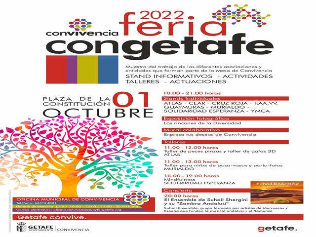 El sábado 1 de octubre se celebra la Feria de Muestras CONGetafe 2022