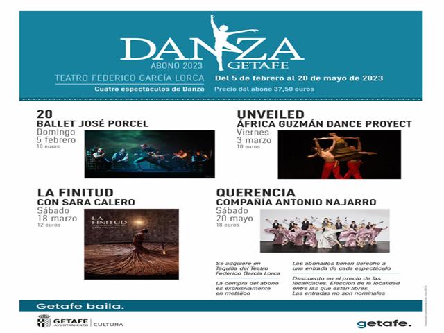 El Abono de Danza 2023 de Getafe se podrá adquirir desde el próximo jueves 19 de enero