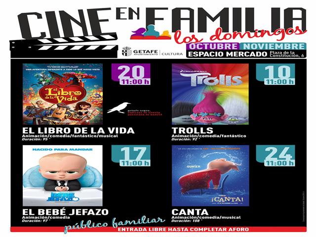 Vuelve el ‘Cine en familia’ los domingos