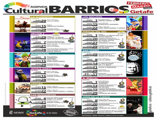 Getafe presenta su nueva programación estable de cultura en barrios