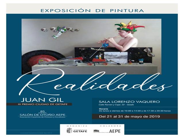 El pintor Juan Gil expone su obra ‘Realidades’ en la Sala Lorenzo Vaquero