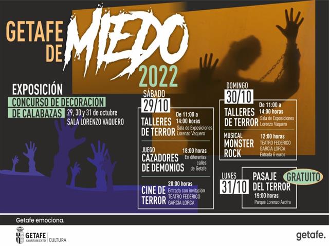 La ciudad se convertirá en ‘Getafe de miedo’ por Halloween