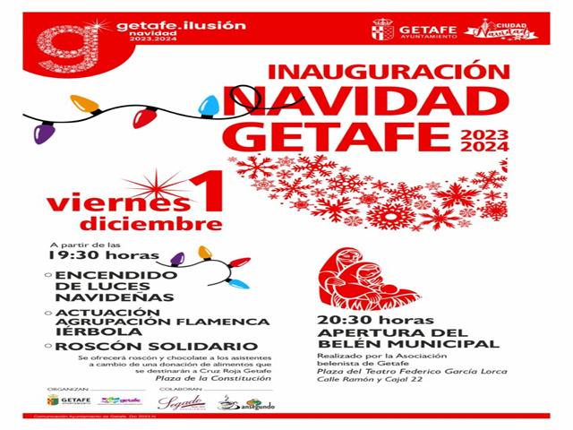 Getafe enciende la Navidad el próximo 1 de diciembre