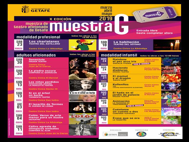 17 obras teatrales en la X edición de la Muestra de Teatro Aficionado de Getafe