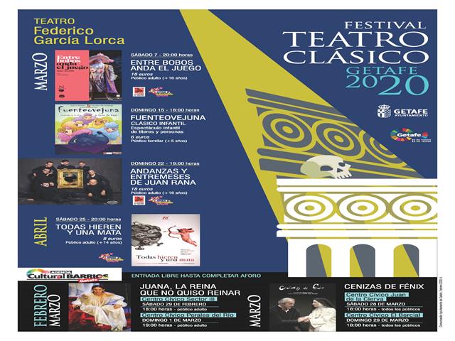 El Festival de Teatro Clásico de Getafe tendrá como protagonista destacado a Lope de Vega