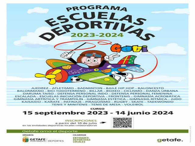 Getafe ofrece 5.000 plazas en escuelas deportivas para promocionar un estilo de vida saludable