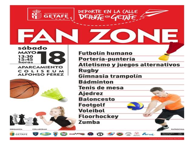 El próximo sábado se celebra una nueva jornada de ‘Deporte Familiar en la Calle’ con la ‘Fan-Zone’