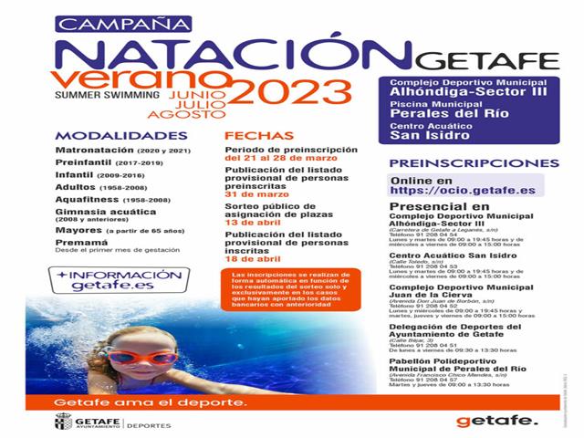 El Centro Acuático San Isidro acoge sus primeros cursos con la Campaña de Natación de Verano 2023