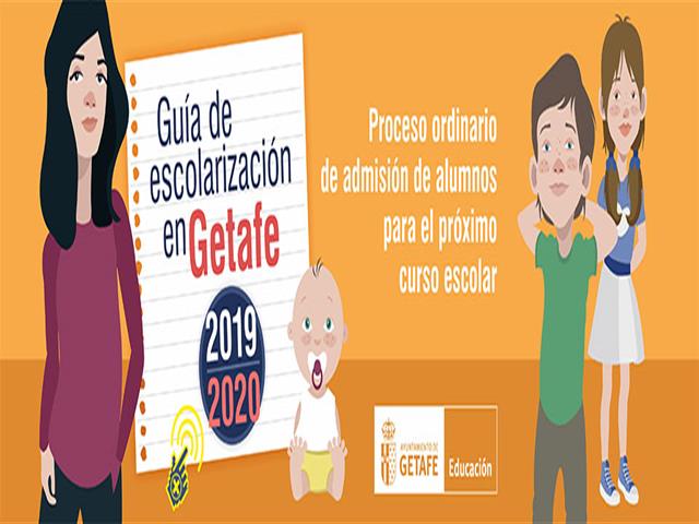 Comienza el proceso ordinario de admisión de alumnado para el curso escolar 2019/20 en los centros educativos públicos de Getafe