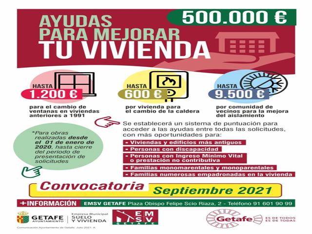 A partir de septiembre 500.000 euros en ayudas para cambiar ventanas, calderas y mejorar el aislamiento