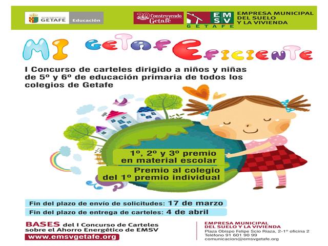 La EMSV organiza un concurso de carteles sobre eficiencia energética en colegios