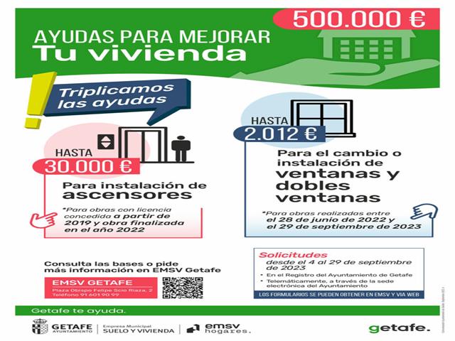 Abiertas las solicitudes de ayudas para instalación de ascensores y cambio de ventanas