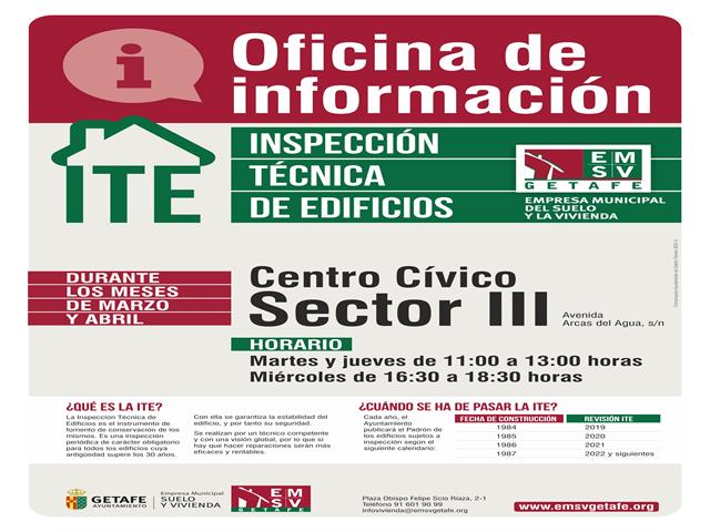 La EMSV ofrece asesoramiento a las 3.000 viviendas del Sector III que deberán pasar la Inspección Técnica de Edificios en 2020