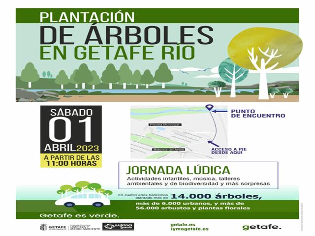 Getafe Río se presenta con una plantación colectiva el 1 de abril