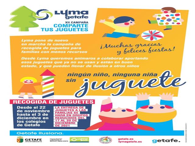 Getafe organiza la campaña ‘Ningún niño sin juguete’