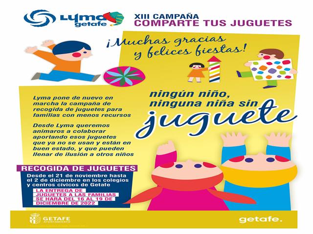 Getafe organiza la XIII campaña ‘Ningún niño sin juguete’