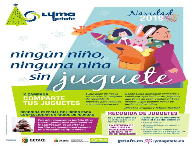 El Ayuntamiento de Getafe comienza la campaña ‘Ningún niño, ninguna niña sin juguete’