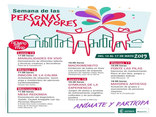 Getafe celebra la Semana de las Personas Mayores