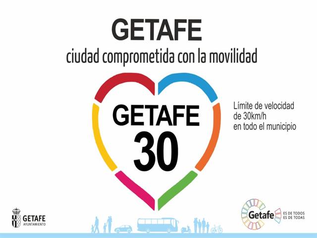 Entra en vigor la modificación de la velocidad a 30 km/h en ciudad que Getafe inició hace meses