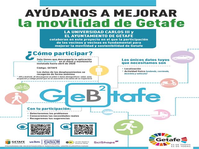 Una aplicación para que los vecinos puedan ayudar a mejorar la movilidad de Getafe