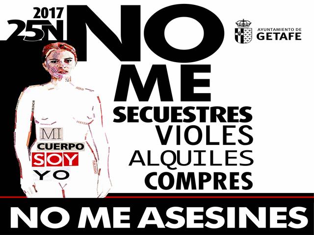 El Ayuntamiento de Getafe despliega una campaña para denunciar la violencia hacia las mujeres, bajo el lema ‘Mi cuerpo soy yo’