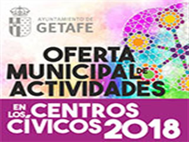 El Ayuntamiento de Getafe lanza, por primera vez, una nueva oferta de cursos y talleres en los centros cívicos para el primer cuatrimestre de 2018