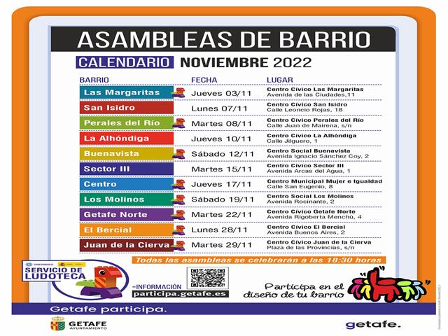 Getafe comienza una nueva edición de Asambleas de Barrio