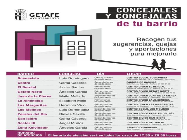 Los nuevos concejales de barrio recibirán mensualmente a los vecinos a partir de octubre