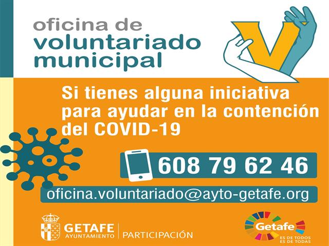 Getafe habilita la Oficina de Voluntariado para centralizar las iniciativas ciudadanas
