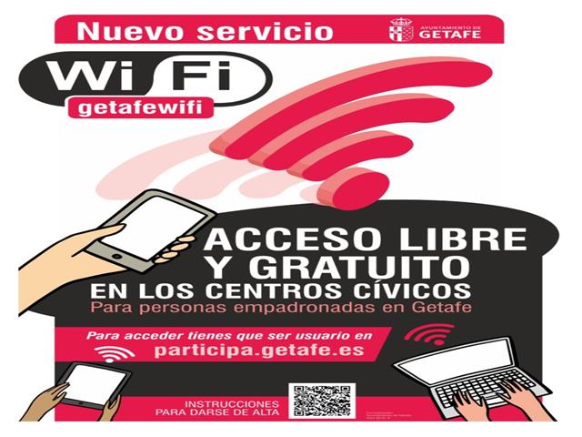 Los vecinos de Getafe ya pueden acceder a Internet gratuitamente en los Centros Cívicos a través de WiFi