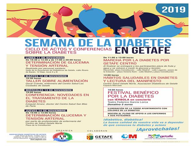 Getafe celebra la ‘Semana de la Diabetes’ para concienciar sobre esta enfermedad