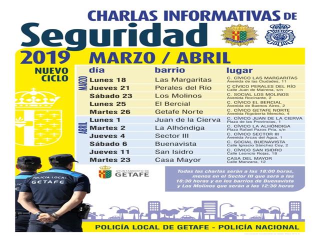 Policía Local y Policía Nacional comienzan un nuevo ciclo de charlas de seguridad en los barrios