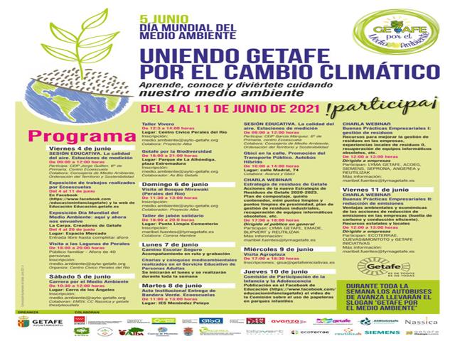 IV Semana de ‘Getafe por el Medio Ambiente’ para llamar la atención sobre el cambio climático