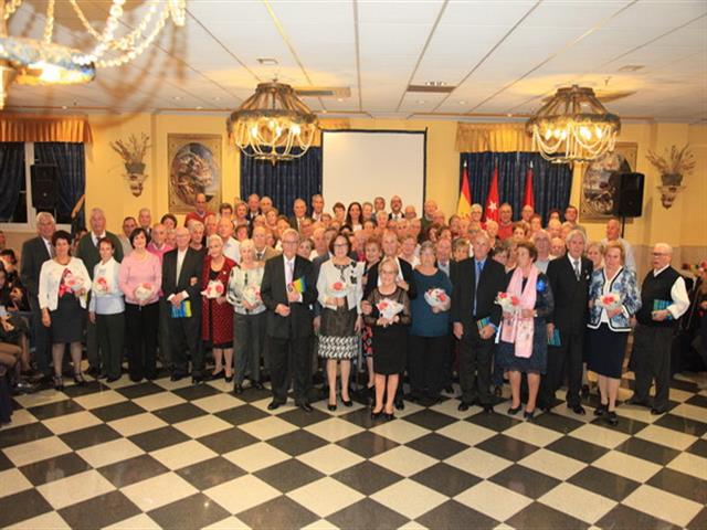 El Ayuntamiento de Getafe homenajeó a 47 parejas que celebran sus bodas de oro en 2017