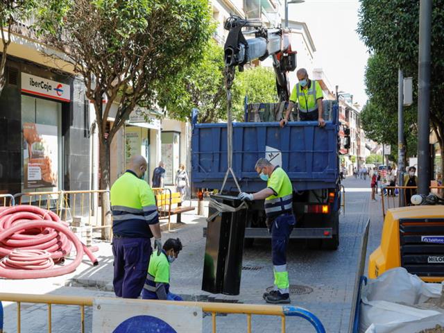 Getafe refuerza las zonas peatonales del centro de la ciudad