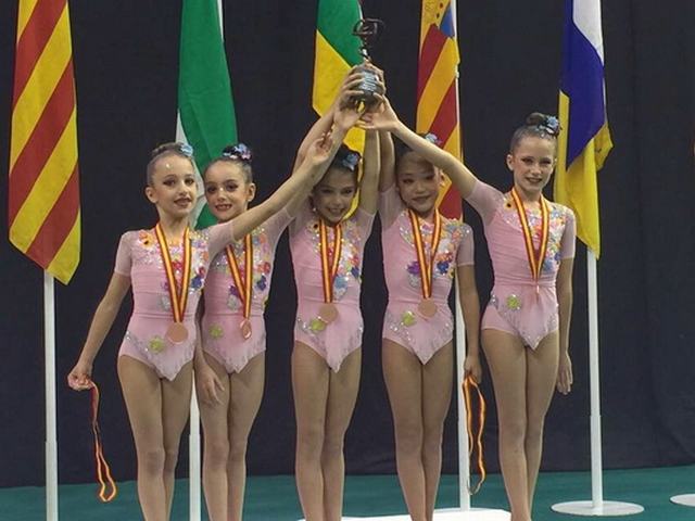 El Club de Gimnasia ‘Villa Getafe’ consigue la medalla de bronce en el Campeonato de España Absoluto de Conjuntos de Gimnasia Rítmica