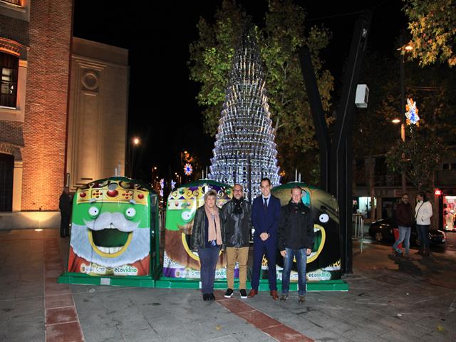 LYMA y ECOVIDRIO impulsan en Getafe una campaña solidaria de recogida de vidrio en Navidad 